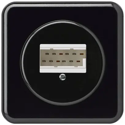 Scatola di raccordo INC basico 2×TT83 nero 