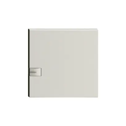 Tasto 1/1 KNX/elettronic.c.LED EDIZIOdue comando semplice grigio chiaro 