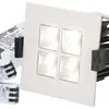 EB-LED-Spot MH maxLUCE SQUARE-4 11W 950lm 3000K  DIM 80×80mm weiss 45° 
