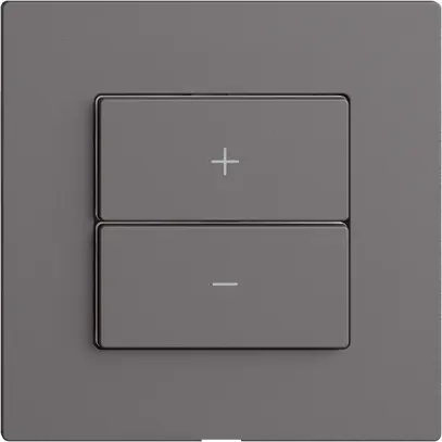 Commande pour variateur 1K/2T Edue Wiser gris foncé 