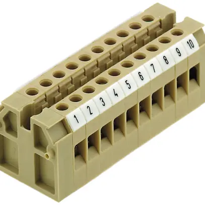 Morsetto di passaggio Weidmüller AKB connessione a vite 4mm² beige 