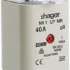 Fusibile HPC Hager DIN1 400VAC 40A gG/gL segnalatore centrale inossidabile 