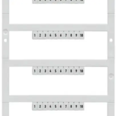 Marcatore di morsetto Weidmüller Dekafix 5/3.5 MC stampa: 1…10, verticale bianco 
