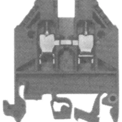 Morsetto passaggio componibile WKN 10…70mm² 192A 2×vite 1 pi.guida TH35/G32 grc 