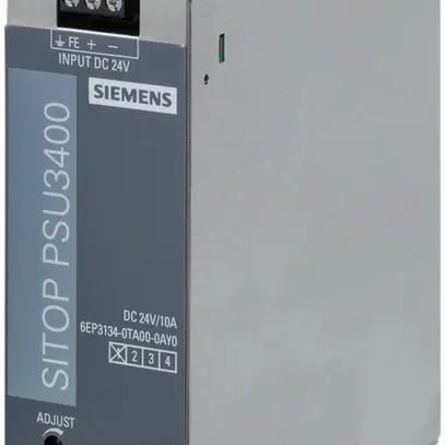 Alimentazione Siemens SITOP, IN: 24VDC, OUT: 24VDC/10A 