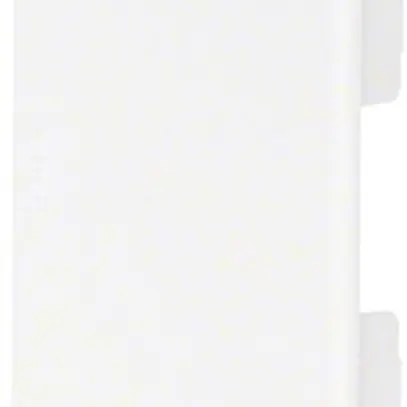 Embout de fermeture tehalit LF/LFF/FB 60190, blanc trafic 