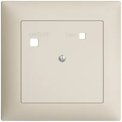 Kit frontal EDIZIOdue pour prise FI FMI, plein, crema 