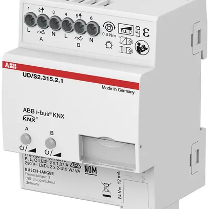 Actionneur variateur AMD ABB KNX UD/S 2.315.2.1, 2×315W 
