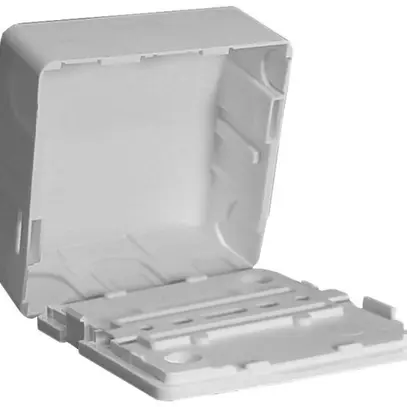 Boîte de dérivation AP th vide blanc 