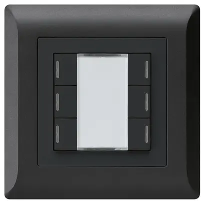 Tasto INC kallysto.line KNX 6×nero LED RGB s/e-link 