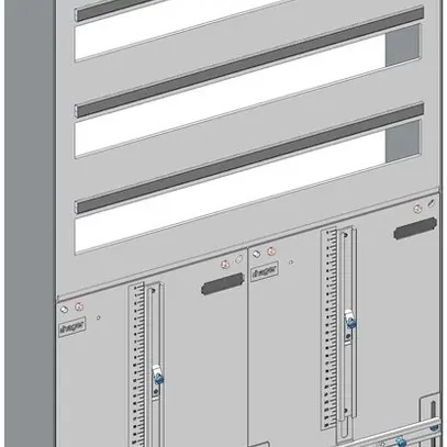 Coffret de distribution AP Hager ABT 2 places pour compteur 3-rangées 506×1219mm 