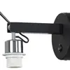 Applique SLV FENDA Switch E27 40W Ø120×215mm noir 