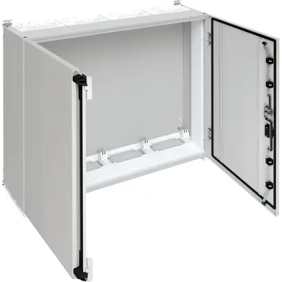 Wandschrank Hager univers mit Volltür SK I IP55 950×1050×275mm RAL 7035 