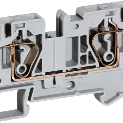 Morsetto 0.2…10mm² raccordo a molla grigio 