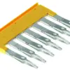Connessione trasversale WM ZQV 2.5/7 inserito 7L 5.1mm isolato 24A giallo 