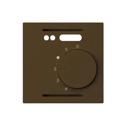 UP-Frontset kallysto braun für Raumthermostat Fussbodenheizung 
