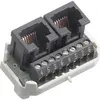Interno RNIS R&M 2×RJ45/u 4P separato morsetti a vite, swissline 