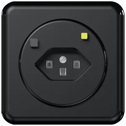 Prise FI ENC CLASSIC B T23 30mA noir 