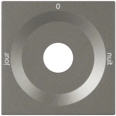 Placca front.p.interr.rotativo magnesio JOUR-0-NUIT 