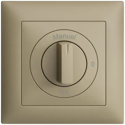 Kit front. 0-Auto-0-Main EDIZIOdue sand 88×88mm per interr.rot 