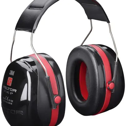 Casque anti-bruit 3M Peltor Optime III H540A 35dB noir/rouge 