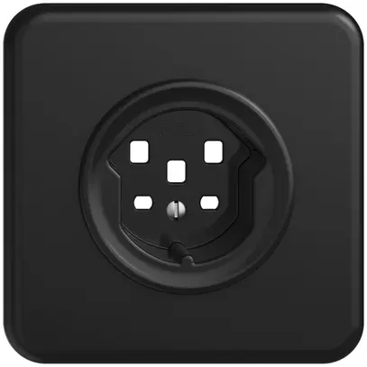 Kit frontale STANDARDdue nero 90×90mm 1×T25 