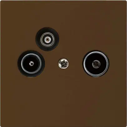 Prise d'antenne ENC R/TV-données kallysto A 19dB brun 