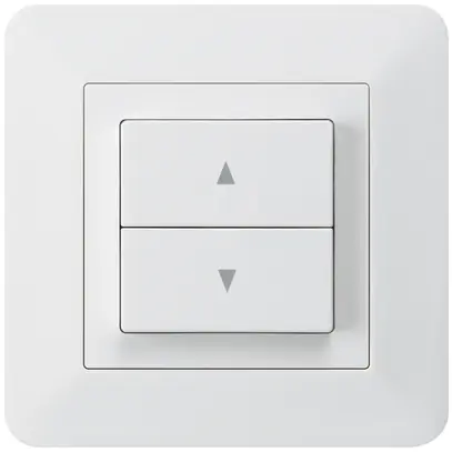 Interruttore per tapparelle INC kallysto.trend con 2 tasti di comando bianco 