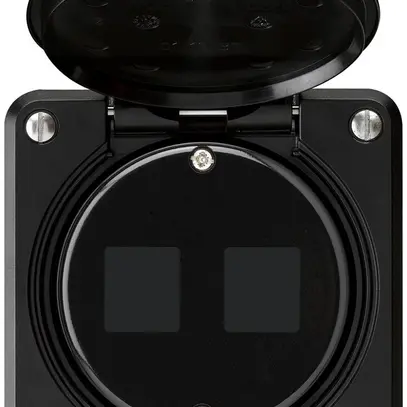 Kit di montaggio INC robusto HMS IP55 nero per 2×modulo 