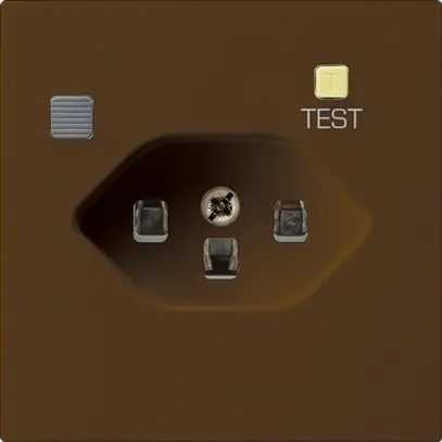 Steckdose kallysto A T23 FI 30mA braun 