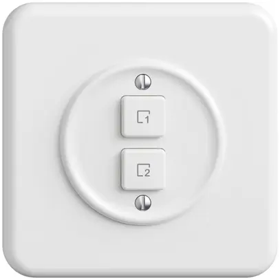 Pulsante scena INC 2 scene verticale/2T WLAN Sdue Wiser bianco 