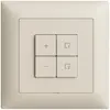 Stazione secondaria INC 1K/4T per dimmer scena Edue Wiser crema 