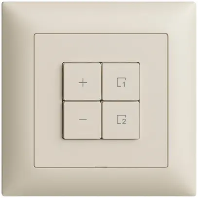 Comando per dimmer INC 1c scena/4t Edue Wiser crema 