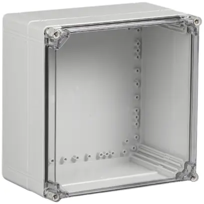 Scatola per apparecchio RW CUBO O 300×300×180mm OPCP trasparente 