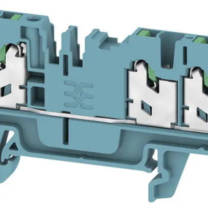 Borne de passage Weidmüller S3C 2.5 BL SNAP IN 2.5mm² bleu 