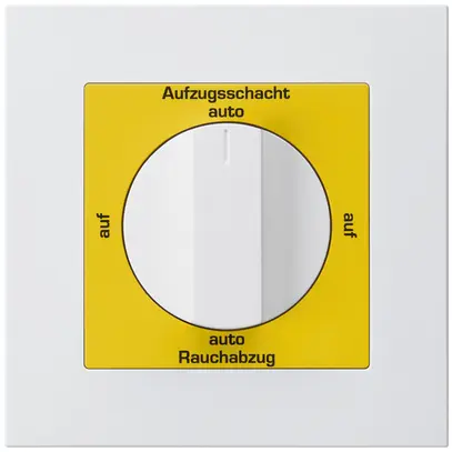 UP-Drehschalter kallysto.pro für Rauchabzug Text deutsch weiss 