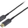 Câble HDMI optique Ceconet, HDMI 2.0, HDMI ↔ HDMI, noir, 90m 