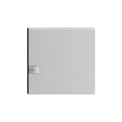 Tasto 1/1 KNX/elettronic.c.LED EDIZIOdue comando semplice silver 