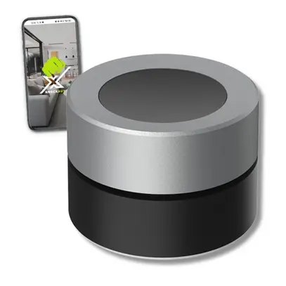 Dimmer rotativo wireless grigio-nero KnockautX, da BRELAG 