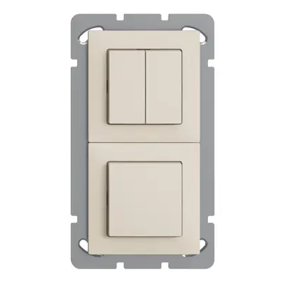 UP-Kombination EDIZIOdue 1/1P+3/1P crema 