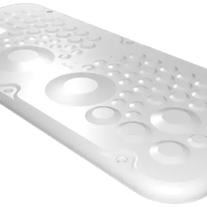 Placca passacavi Rittal AX, con membrane, 339×149mm, materia sintetica 