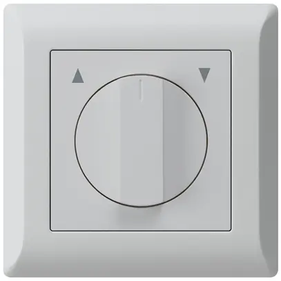 Interruttore/tasto rotativo INC per tapparella KLI grigio chiaro 