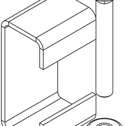 Rafforzamento per supporto soffito Lanz E90 zincato a caldo 