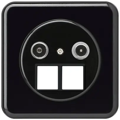 Presa multimedia INC basico TV-R mont.C 23dB 2GHz nero 