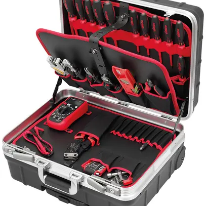 Valigia portautensili CIMCO Industrie 22 pezzi con carrello 