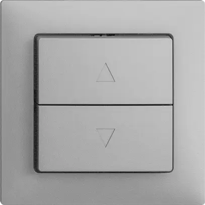 Pulsante per tapparella INC EDIZIOdue F silver 1 canale 