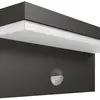 Applique LED myGarden Bustan, 9W 230V 4000K PIR 78×92×220mm IP44 anthracite 