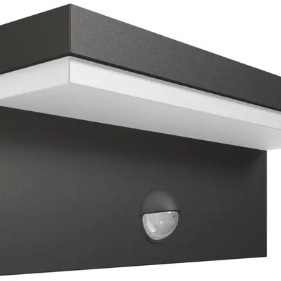 Applique LED myGarden Bustan, 9W 230V 4000K PIR 78×92×220mm IP44 anthracite 