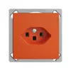 Presa INS EDIZIOdue T23 16A arancione, con morsetti innest. 