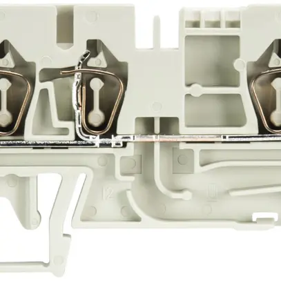 Durchgangs-Reihenklemme WKFN 0.13…4mm² 24A 800V 3×Federz.1 Et.Hutschiene TH35 gr 